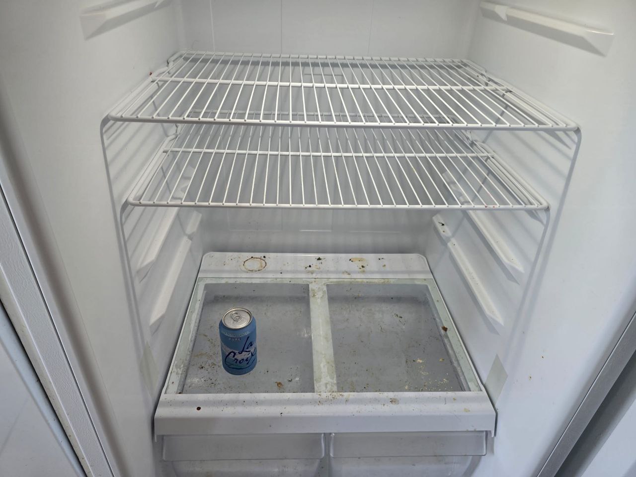 Interior del refrigerador — Antes